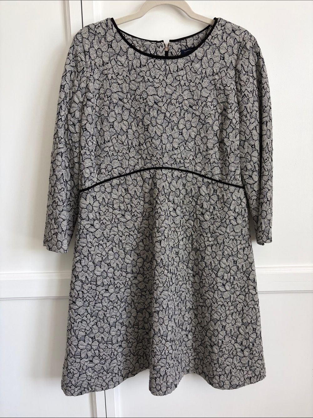 Tommy Hilfiger Black and White Floral Dress size 16